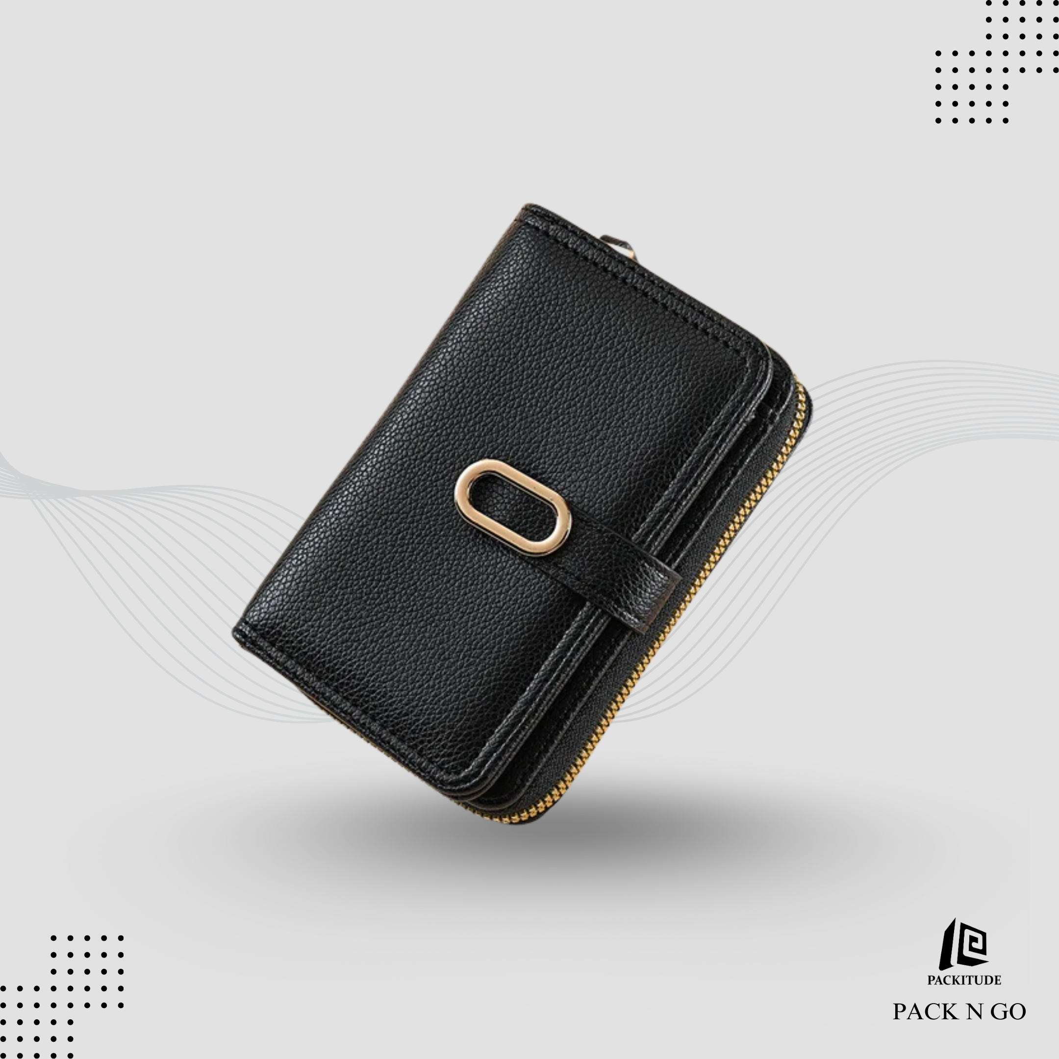 Multi Functional High End Buckle Wallet for Women