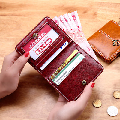 High Quality Multi-Functional Thin Women's Mini Wallet