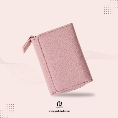 Multi-function High Quality Zipper Short Wallet for Women