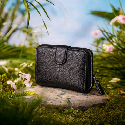 RFID Protected High Quality Women's Purse Wallet