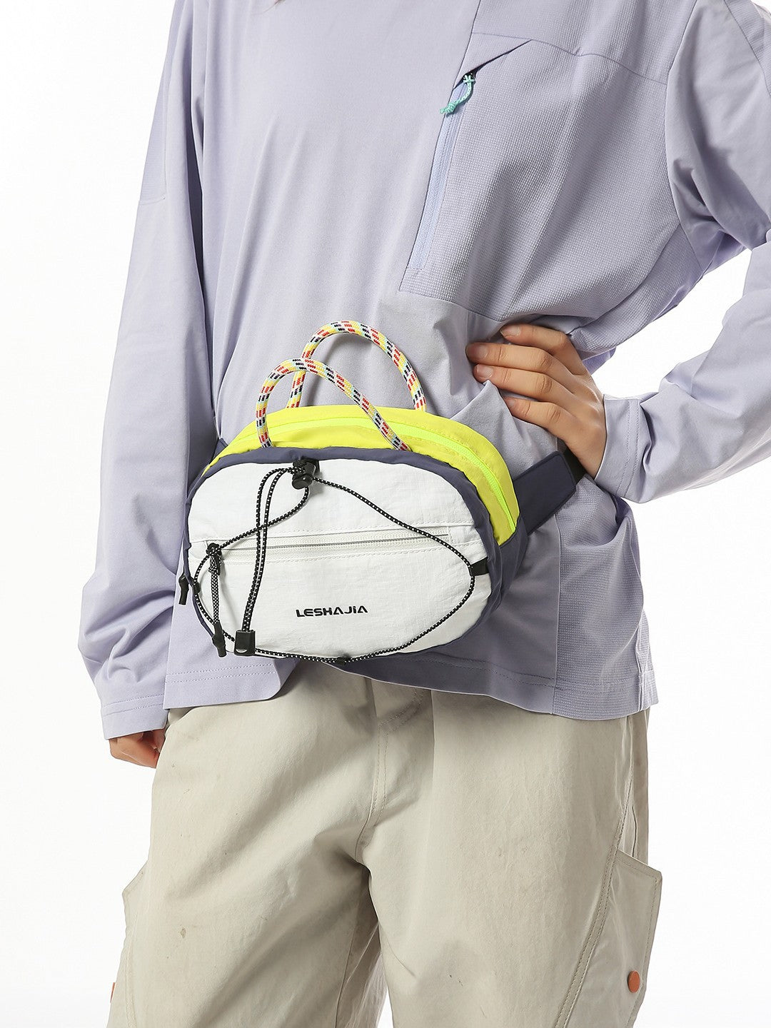 Unisex Casual Crossbody Waist Bag | Lightweight Nylon Chest & Shoulder Bag