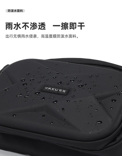 Mens EVA Hard Shell Crossbody Chest Bag | Waterproof Anti-Theft Sling Shoulder Bag