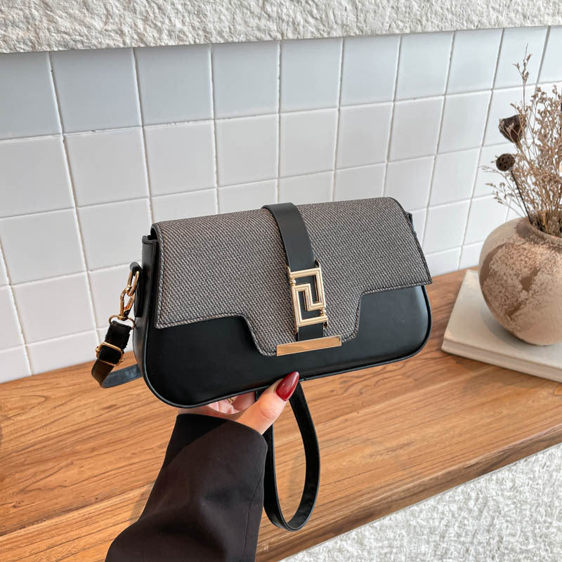 Womens Premium Saddle Crossbody Bag | Korean Style Small Shoulder Handbag