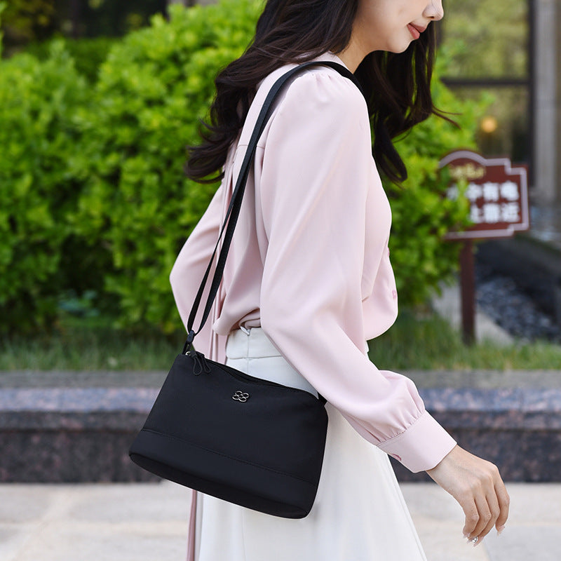 Lightweight Nylon Crossbody Bag for Women  Minimalist Everyday Shoulder Bag