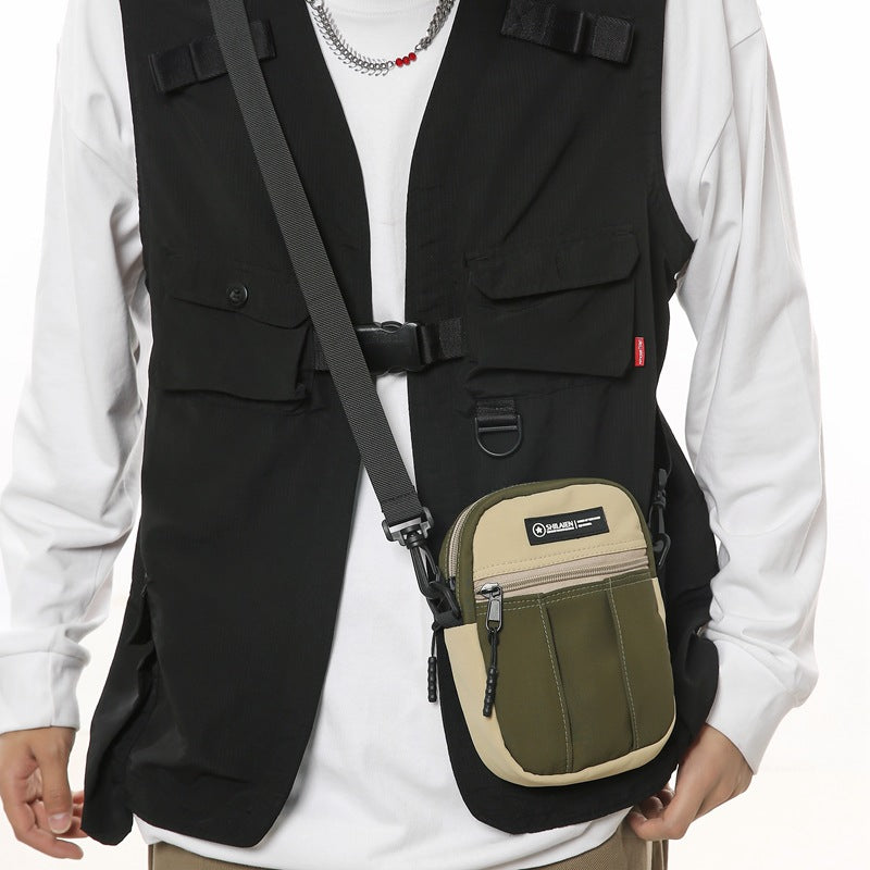 Premium Minimal Crossbody Sling Bag for Men & Women | Lightweight Travel Chest Shoulder Bag