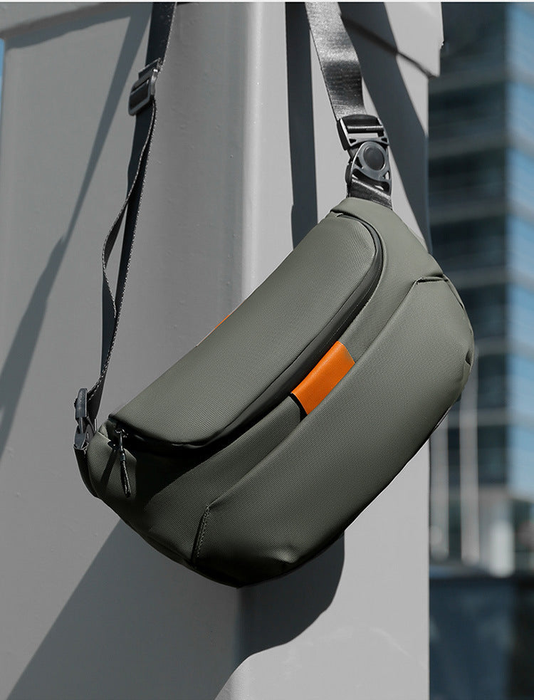 Premium Mens Waterproof Crossbody Chest Bag | Urban Travel Sling Bag