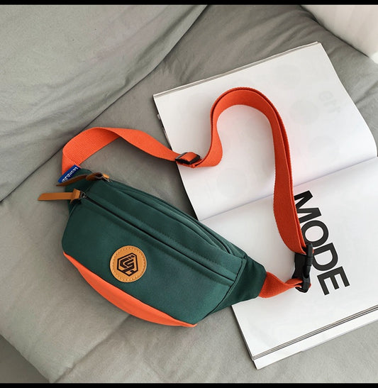 Multi-function Large Capacity Trendy Sports Waist Bag Crossbody Bag