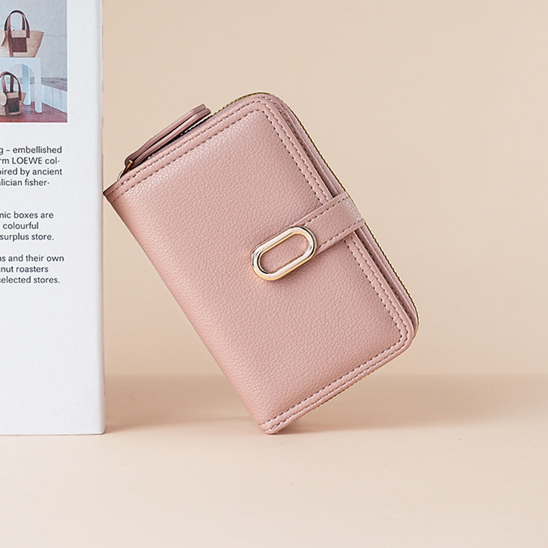Multi Functional High End Buckle Wallet for Women
