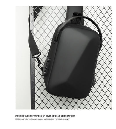 Urban Crossbody Sling Backpack | Breathable 10-Inch Travel Chest Bag