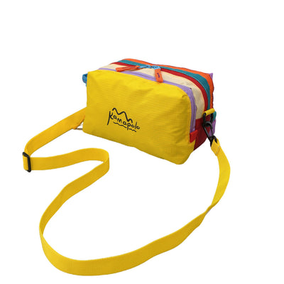Korean Style Color-Block Crossbody Bag | Casual Mini Square Shoulder Bag for All
