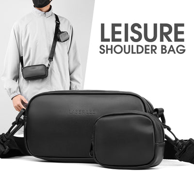 Mens Urban Crossbody Shoulder Bag | Lightweight Casual Mini Sling Bag