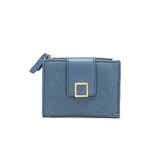 Ultra-thin Short Buckle Wallet for Women
