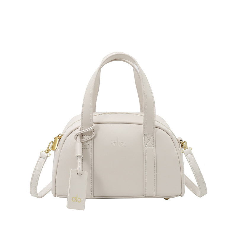 Luxury Womens Boston Handbag | Premium Retro Shoulder & Crossbody Pillow Bag