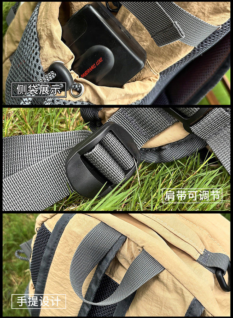 Lightweight Outdoor Hiking Backpack | Wear-Resistant Travel Backpack with Bungee Cord