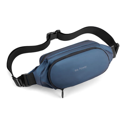 Mens Waterproof Waist Bag | Korean Style Crossbody Chest Bag for Travel & Outdoor