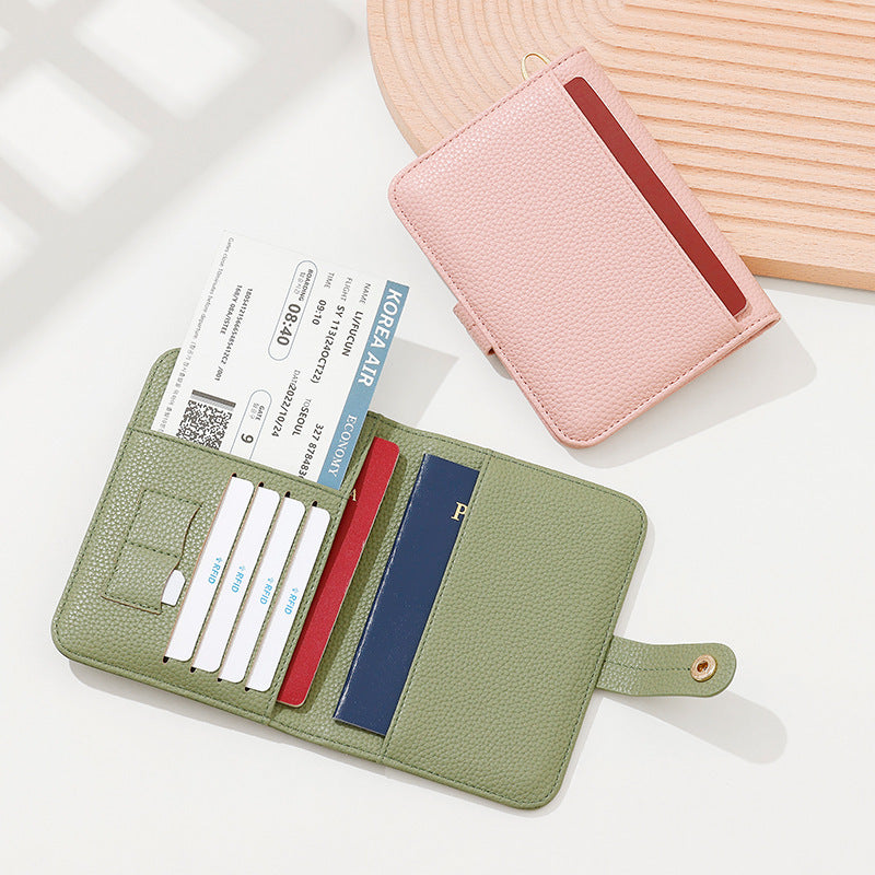 RFID Anti-Theft Passport Holder Bag | Expandable Travel Wallet with Wrist Strap