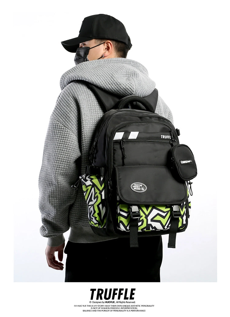 TRUFFLE trendy high school school travel backpack