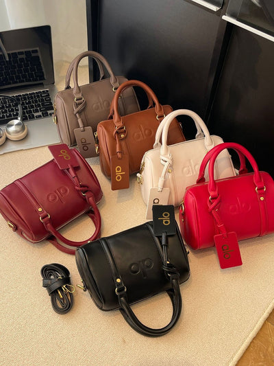 Luxury Retro Boston Handbag for Women | Premium Crossbody & Shoulder Bag