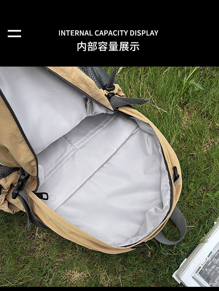 Lightweight Outdoor Hiking Backpack | Wear-Resistant Travel Backpack with Bungee Cord