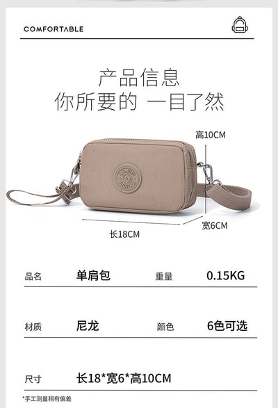 Fresh Candy Color Womens Crossbody Bag | Lightweight Mini Shoulder Bag
