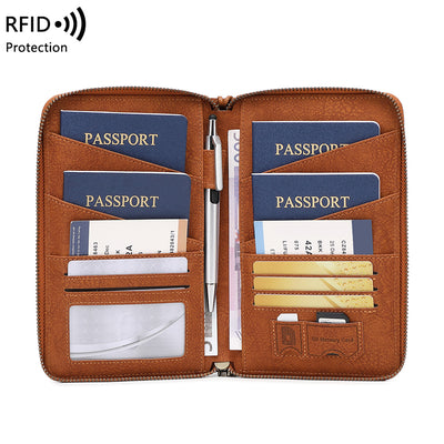 All in One High Quality Family Passport Holder Wallet