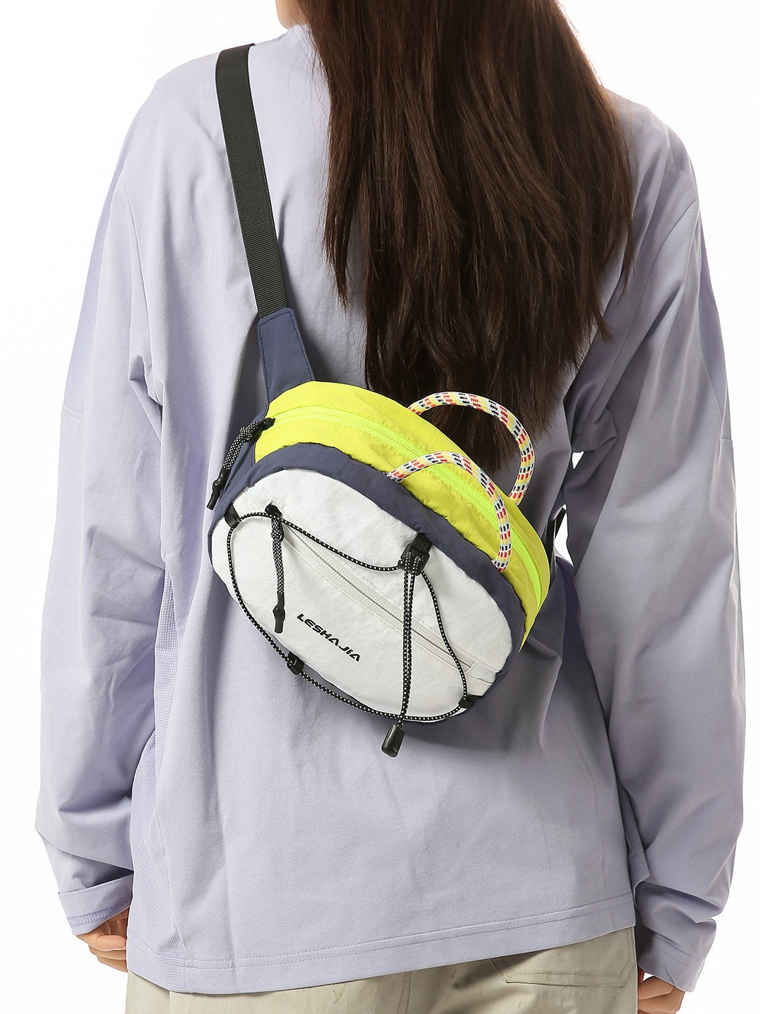 Unisex Casual Crossbody Waist Bag | Lightweight Nylon Chest & Shoulder Bag