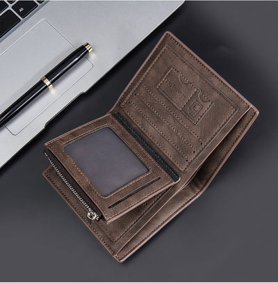 Casual Multi Functional Zipper Wallet for Men
