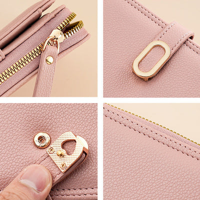 Multi Functional High End Buckle Wallet for Women