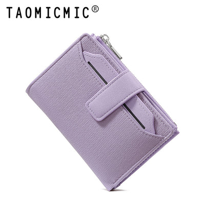 Canvas Pattern High End PU leather Women's Wallet