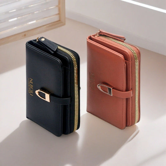 Large Capacity Daily Use High Quality Women's Zipper Wallet