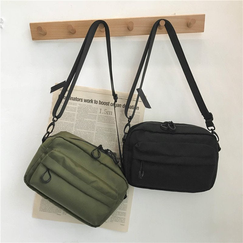 Japanese Style Lightweight Crossbody Shoulder Bag | Unisex Casual Travel Messenger Bag