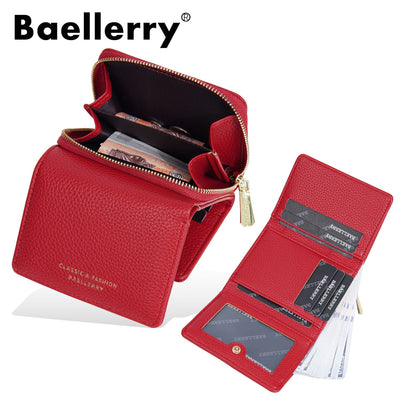 Japanese Style Tri-Fold Compact Women's Purse