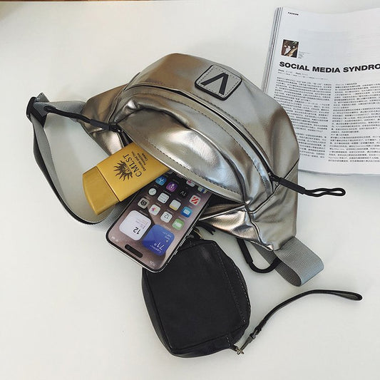 Glossy High End Chest Crossbody Bag