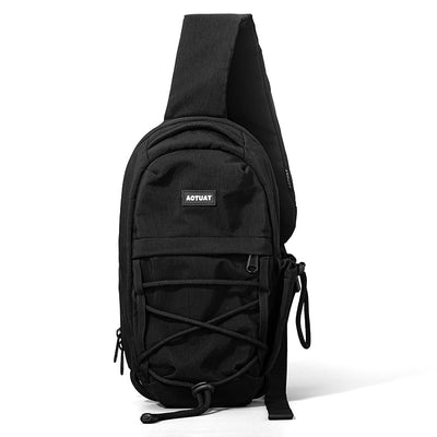 Lightweight Outdoor Chest Bag | Contrast Color Crossbody Sling Bag
