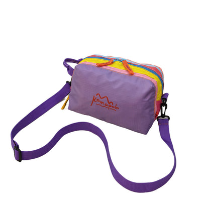 Korean Style Color-Block Crossbody Bag | Casual Mini Square Shoulder Bag for All