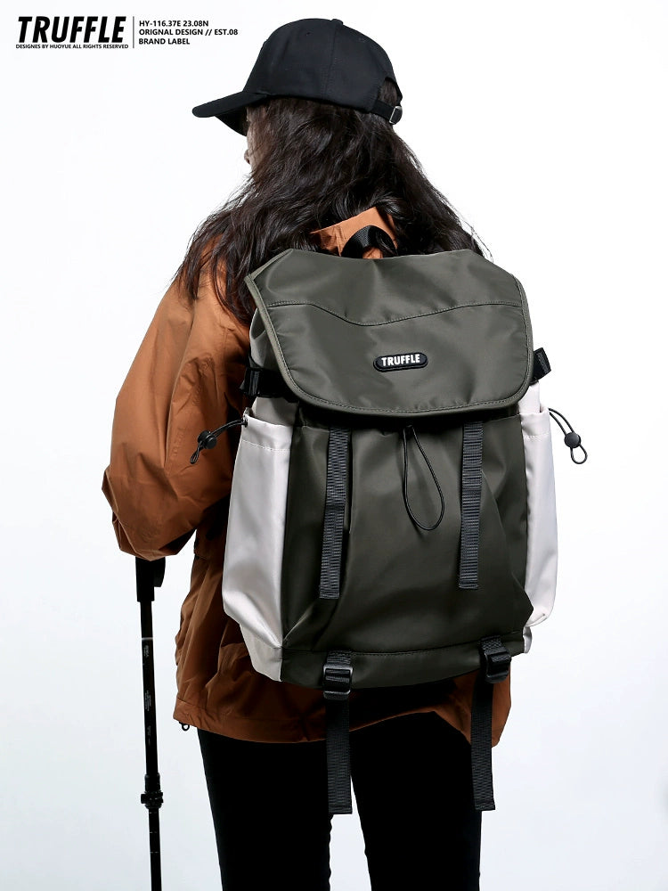 TRUFFLE Trendy Brand Outdoor Travel Backpack for College Student