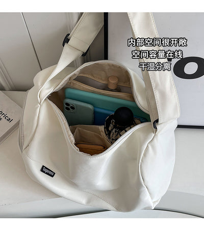 Large Capacity Lightweight Travel Duffle Bag  20-35L Foldable Shoulder & Tote Bag