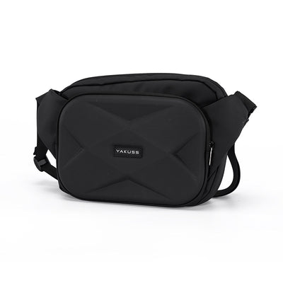 Mens EVA Hard Shell Crossbody Chest Bag | Waterproof Anti-Theft Sling Shoulder Bag