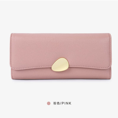 Pebbled Trifold Multifunctional Women's Wallet