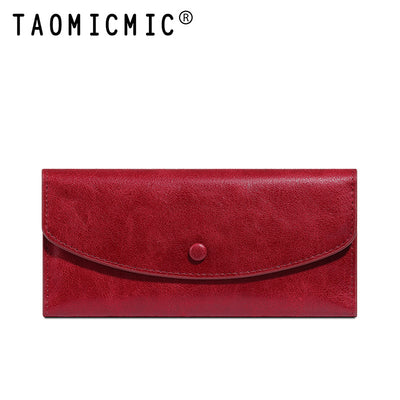 Ultra-Thin Large Capacity Womens Long Wallet | Premium Card Holder Clutch