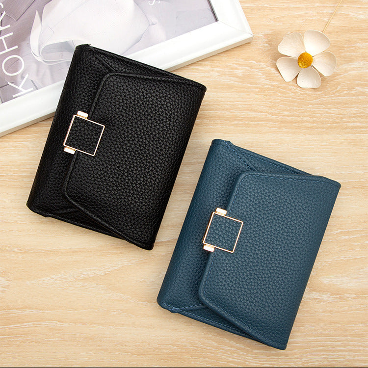 Korean Style Folding Student Fashion Clutch Purse