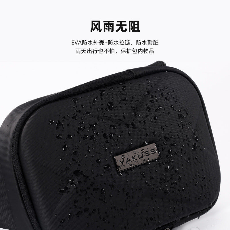 Mens Urban Waterproof Hard Shell Sling Bag | Everyday Travel Crossbody Chest Bag