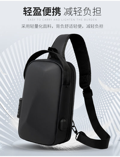 Urban Crossbody Sling Backpack | Breathable 10-Inch Travel Chest Bag