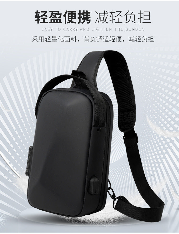 Urban Crossbody Sling Backpack | Breathable 10-Inch Travel Chest Bag