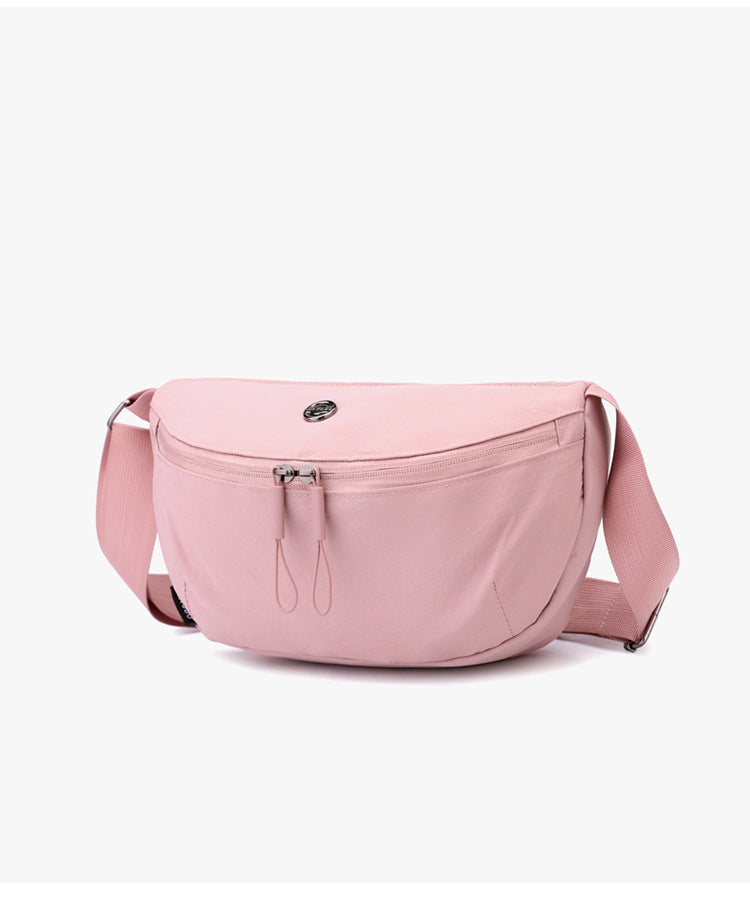 Womens Large Capacity Crossbody Dumpling Bag | Lightweight Nylon Shoulder Bag