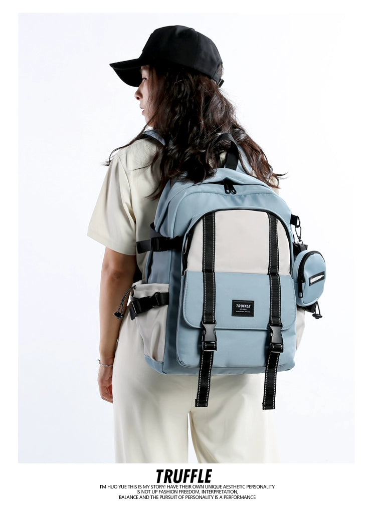 TRUFFLE Large Capacity College Backpack