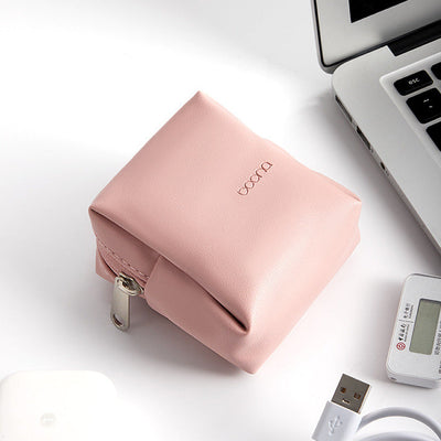 Baona PU Leather Mini Portable Multi Function Storage Bag