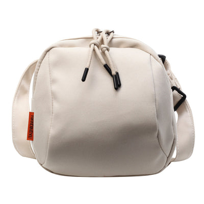 Women’s Minimal Canvas Crossbody Bucket Bag | Lightweight Casual Shoulder Handbag
