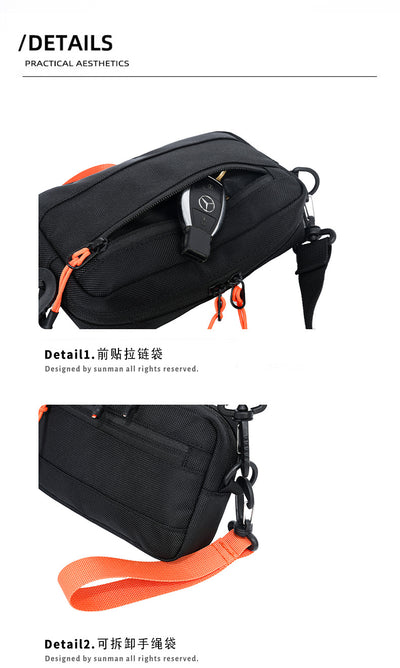 Unisex Mini Crossbody Sling Bag | Lightweight Casual Everyday Shoulder Bag