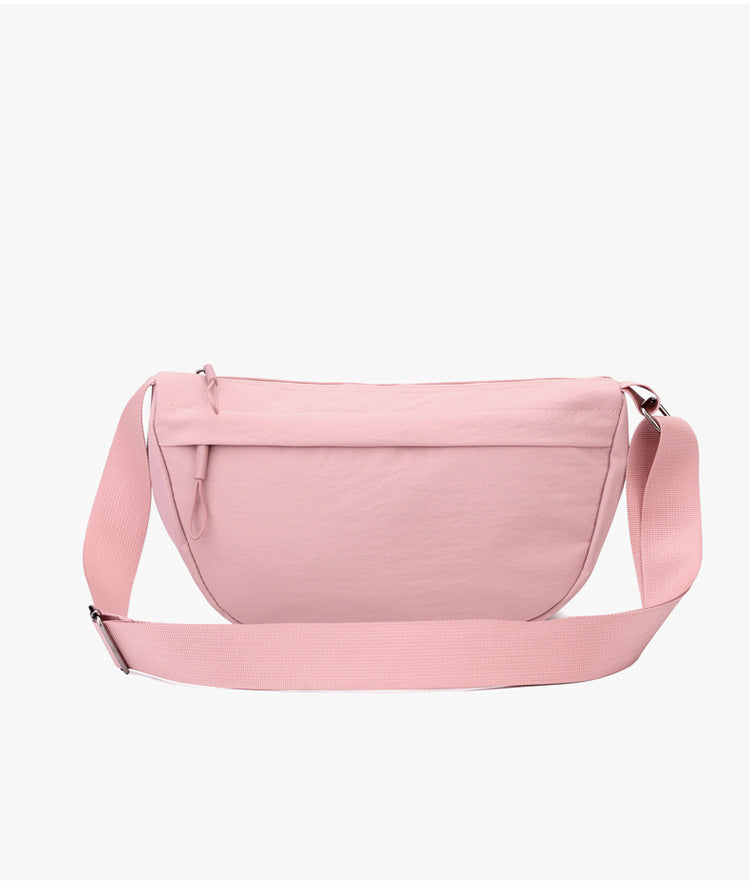 Womens Large Capacity Crossbody Dumpling Bag | Lightweight Nylon Shoulder Bag